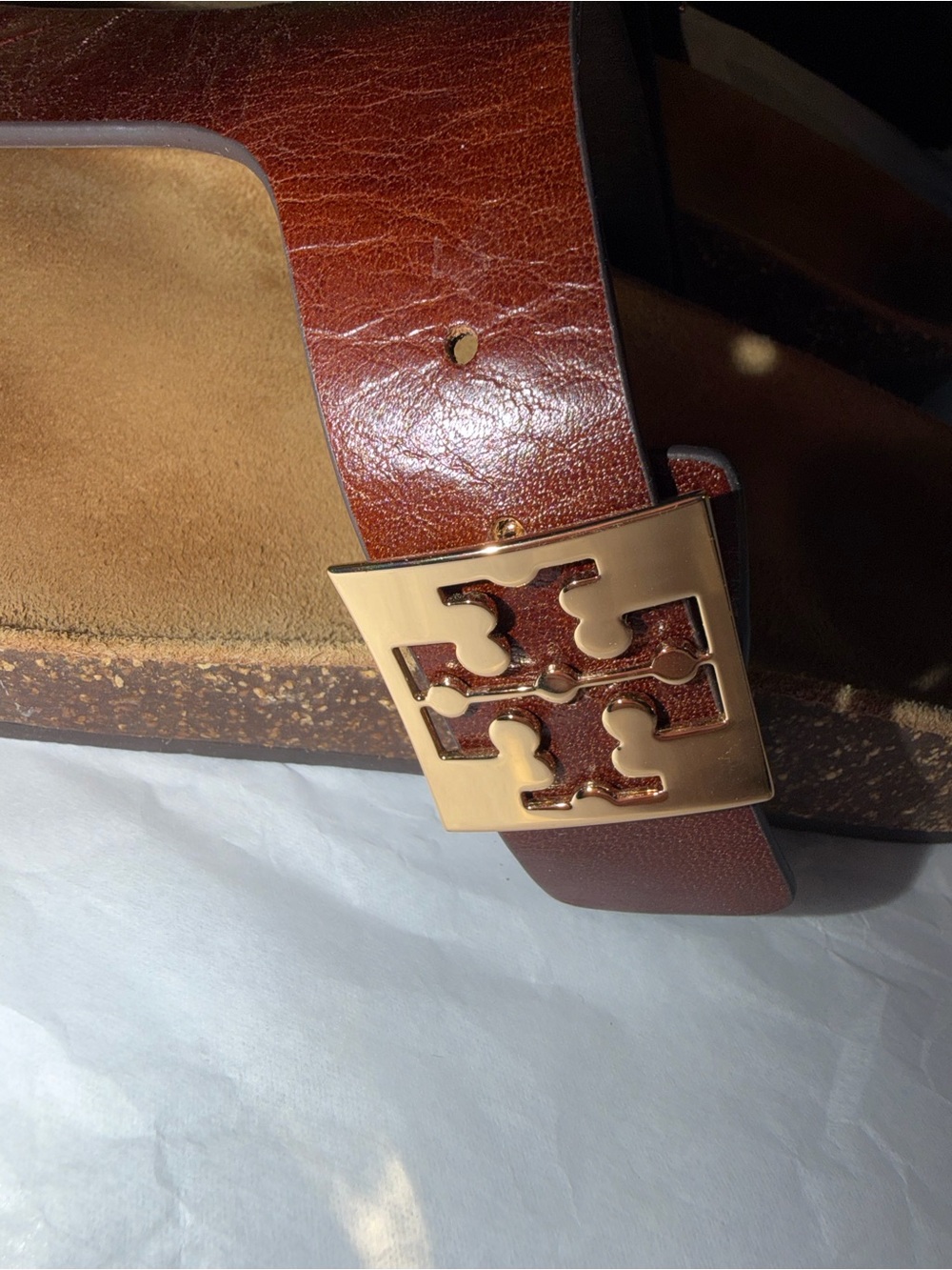 TORY BURCH Mellow Thong Sandals - Negroni/Coconut - Picture 7 of 9